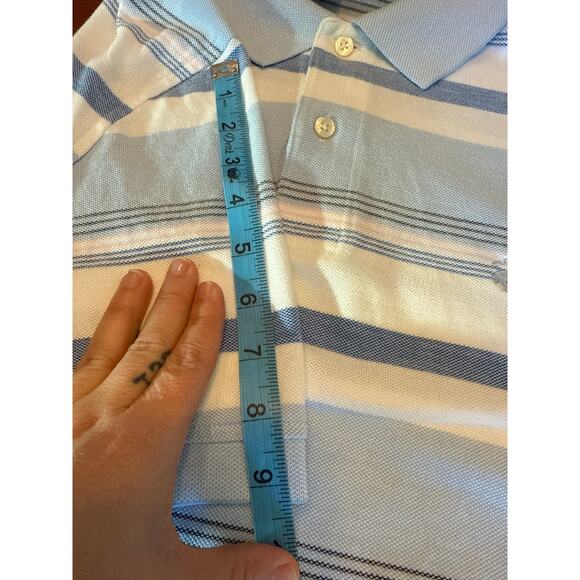 Brooks Brothers Slim Fit Performance Polo Striped Spring Colors XL - Picture 10 of 10